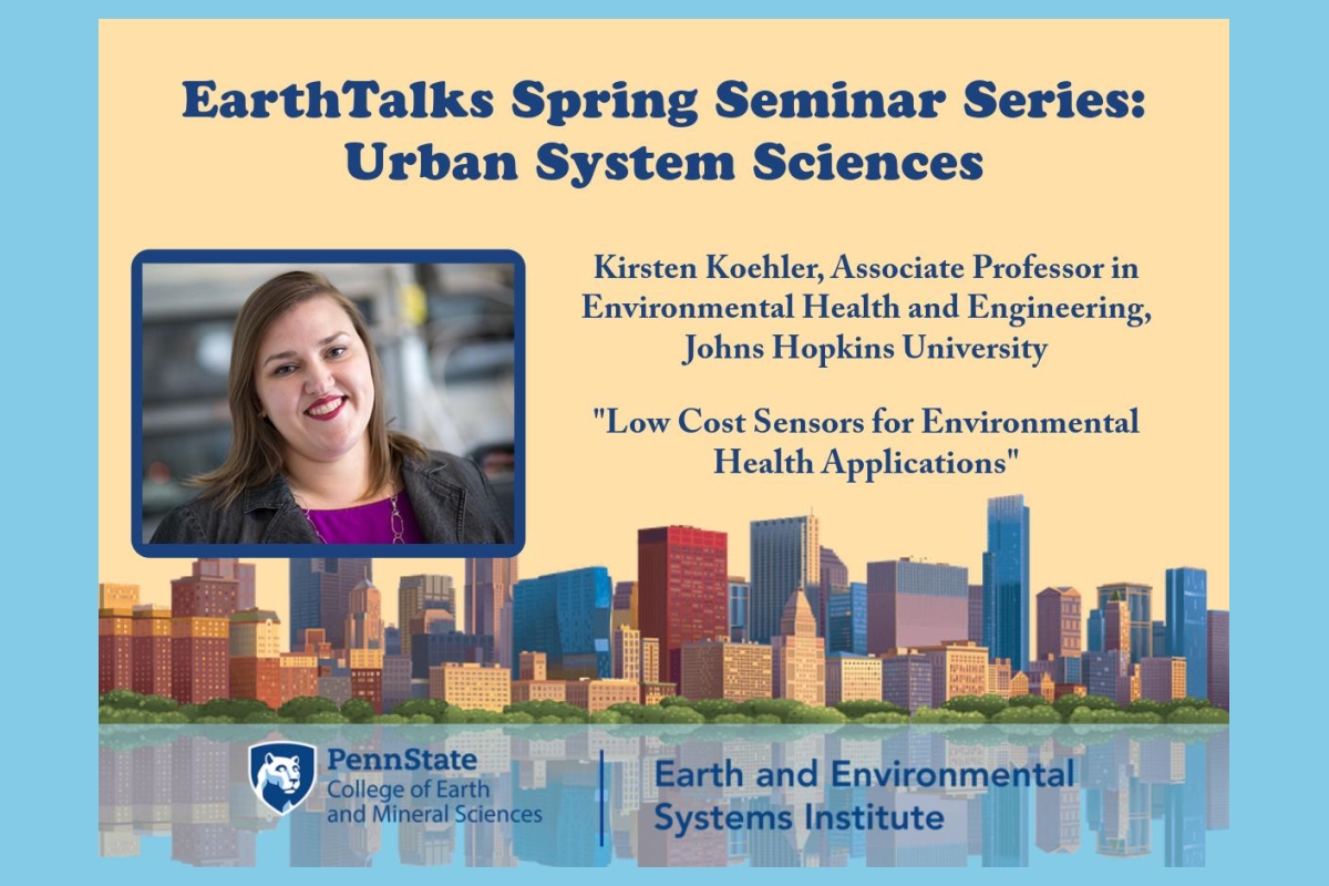 April 1 EarthTalks: Environmental health exposure assessment using sensor data